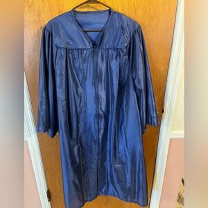 Navy Blue Graduation Gown